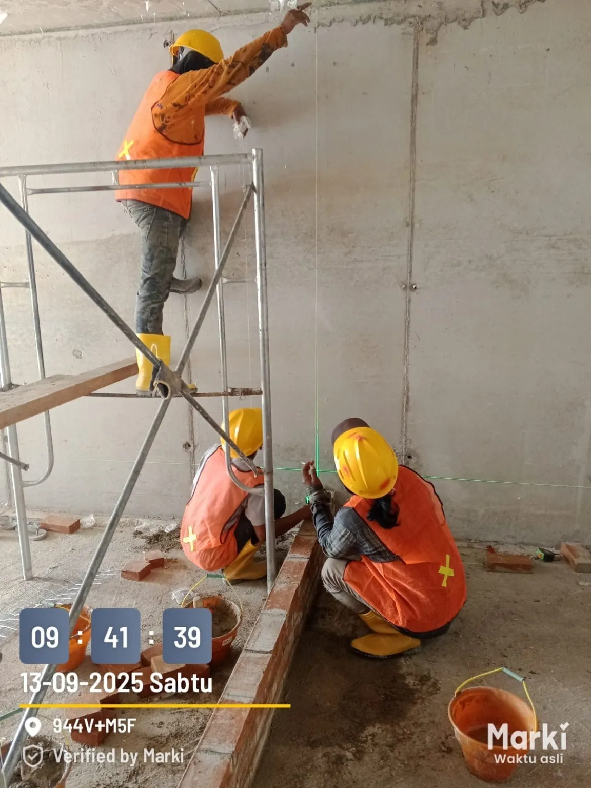 Wall Layout & Marking - PT GNBD General Contractor
